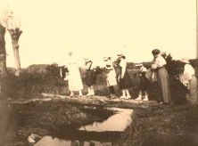 V0402 - La lande de Lessay, un petit pont, 13/9/1915