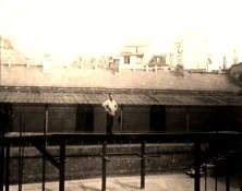 V0473 - La cour de gymnastique à l'Ecole Polytechnique, juin 1919