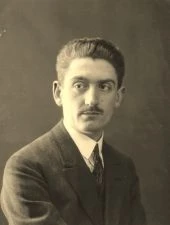 Jean Cordelle, en 1927, photographié avant le départ pour l'Argentine