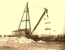 V0650 - Pose des enrochements, mai 1926