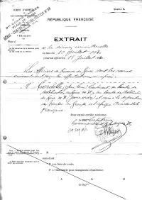 En juillet 1930, le Lt. Cordelle du CM Tours est mis à disposition des réserves des Troupes d'AOF.