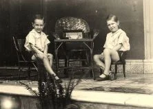 François et Michel attablés