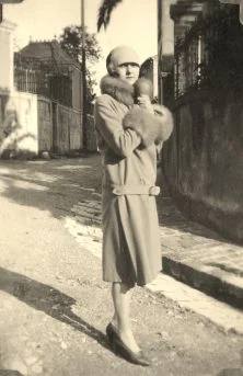 Germaine Hausermann, au Verdon en 1929
