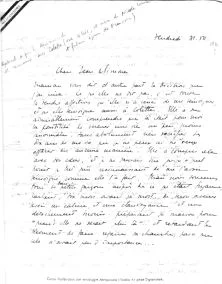 lettre de Gabriel du 31 juillet 31