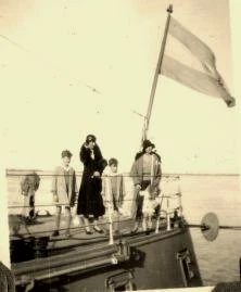 Visite d'un torpilleur Argentin au port