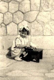 Brigitte en Grèce, à Castella, janvier 29