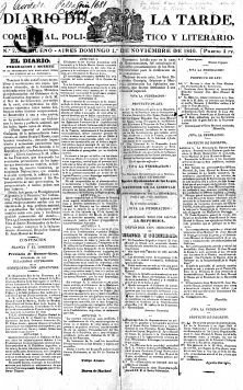 Un journal argentin de 1840