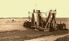 V1087 - Drague à godets au port de Rosario, 12/1937
