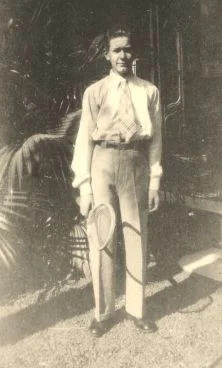 François, tenue de tennis