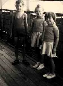 A bord du Campana, Yves et des amies de voyage