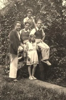 Vierville, août 36, 5 cousins