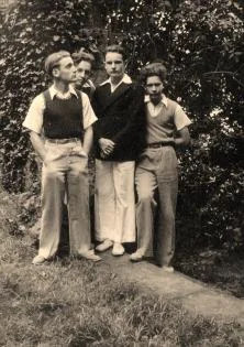 Vierville, août 36, 4 cousins