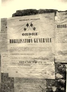 Affiche de la Mobilisation, 1er septembre 1939