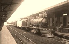 V0098 - 25 janvier 1908 - Le 1er train de voyageurs dans la gare CGBA de Buenos-Aires
