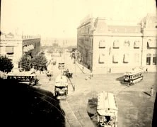 V0102 - La plaza de Mayo, 8 février 1908