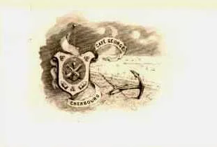La carte du "café George" à Cherbourg, 26 rue de l'Union,