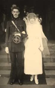 En 3ème ligne, Gabriel Dessus et Odette Bligny