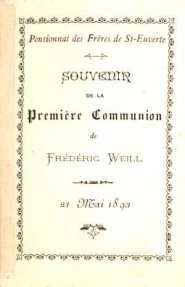 Le chanoine Frédéric Weil et sa soeur Marguerite Weill, religieuse à Rouen
