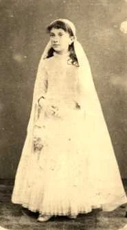 Première communion, vers 1886