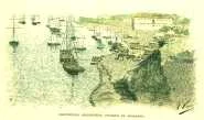 gravure représentant le Port en 1889