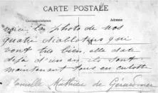 Une carte postale des Mathieu de Gérardmer