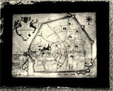 Vieux plan de Saint Denis