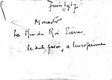 Juin 1917 La sortie Ouest de la voie Equatienne