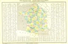 carte de France des célébrités
