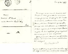 autographe de Chateaubriand