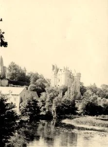 Le château d'Angers en 1940