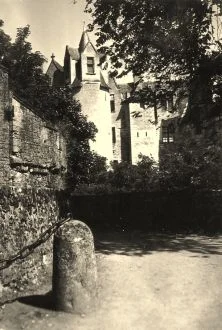 Le château d'Angers en 1940