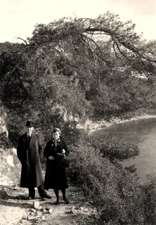 (détails) environs de Toulon, visite de Papa et Maman, fin 1941 (Cap Brun)