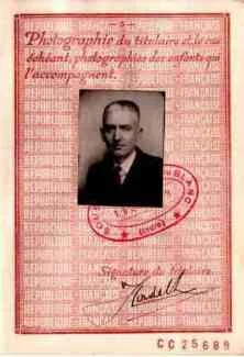 Passeport du 15 septembre 1942