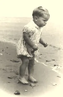 Jean II sur la plage