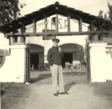 Jean Hausermann, au club nautique de San Fernando, juillet 1947
