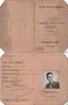 Carte d'identité d'élève à l'X