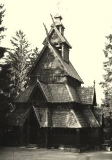 Une église traditionnelle en bois