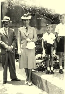 Toute la famille Hausermann, ... mais la photo est ratée