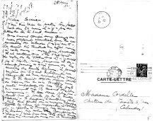 Lettre de