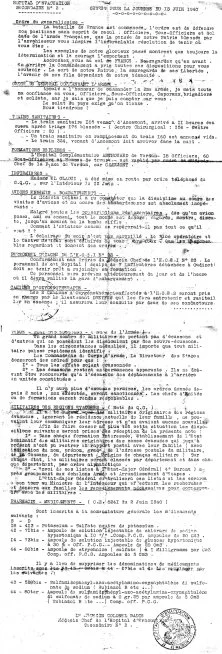 Ordre pour la journée du 13 juin 1940, (HOE2)