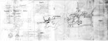 Plan cadastral de Dampierre en 1856