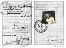 Passeport de Marguerite Maillet en 1932, pour aller en Angleterre