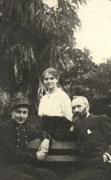 Pau vers 1916, Etienne Maillet, Yvonne et Louis Thirion