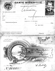 Carte du Touring Club de France 1890
