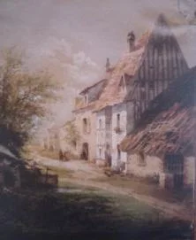 Ce tableau est actuellement dans la famille des descendants de Mélina Maillet