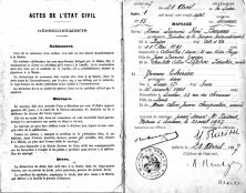 Livret de famille de 1927