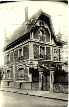 Le 25 rue des Chéneaux, vers 1933