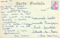 Une carte de Grannie à Tandrée