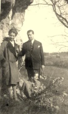Vonnette , René Bureau et Andrée, 1928