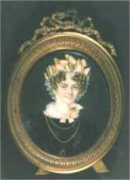 Adélaïde RIVIERE, miniature de 1829 (se trouve à Vierville)